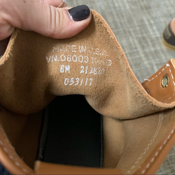 GREAT DEAL!! Original L.L. Bean boots Made in Maine 8” size 8 tan brown - Picture 6 of 7